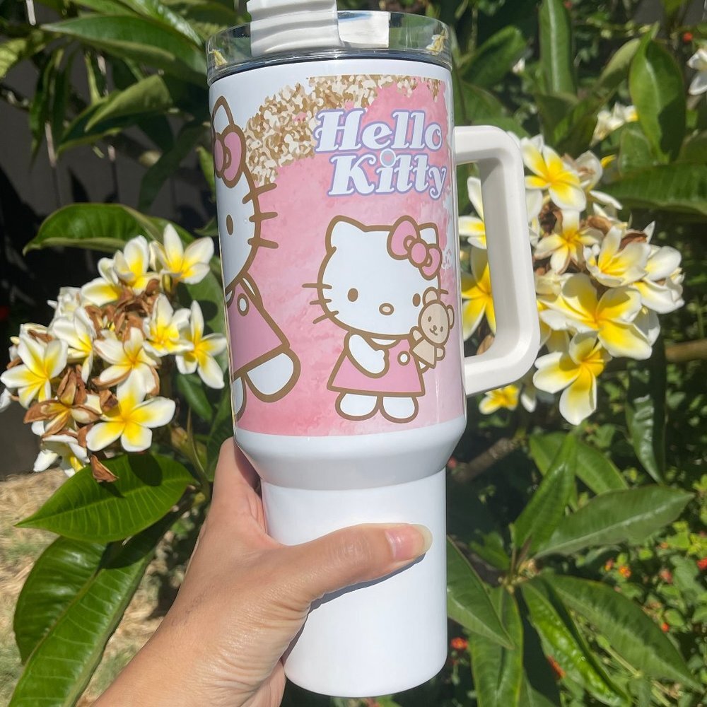 Christmas gift thanksgiving Personalized Sanrio Hello Kitty Tumbler 40oz - Picture 7 of 14